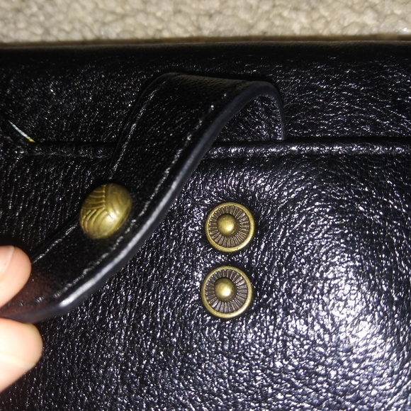 "the sak" black leather walled - Picture 3 of 4